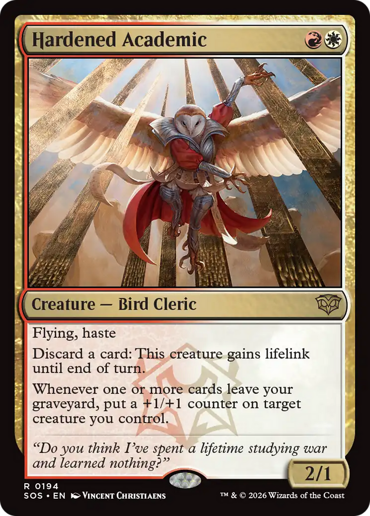 Hardened Academic [Secrets of Strixhaven] | Boutique FDB TCG