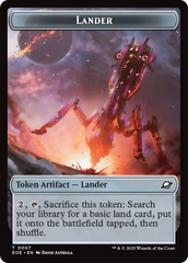 Robot // Lander (0007) Double-Sided Token [Edge of Eternities Tokens] | Boutique FDB TCG