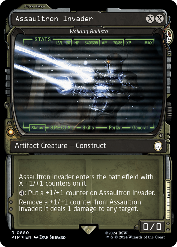 Assaultron Invader - Walking Ballista (Surge Foil) [Fallout] | Boutique FDB TCG