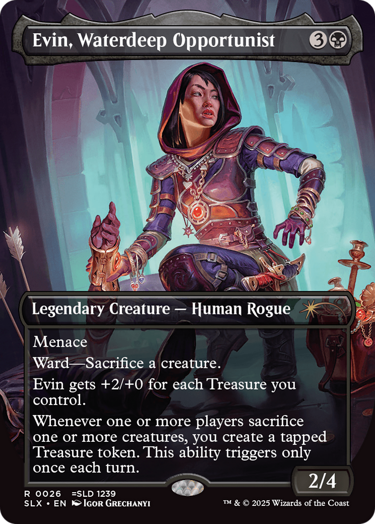 Evin, Waterdeep Opportunist [Secret Lair: Universes Within] | Boutique FDB TCG