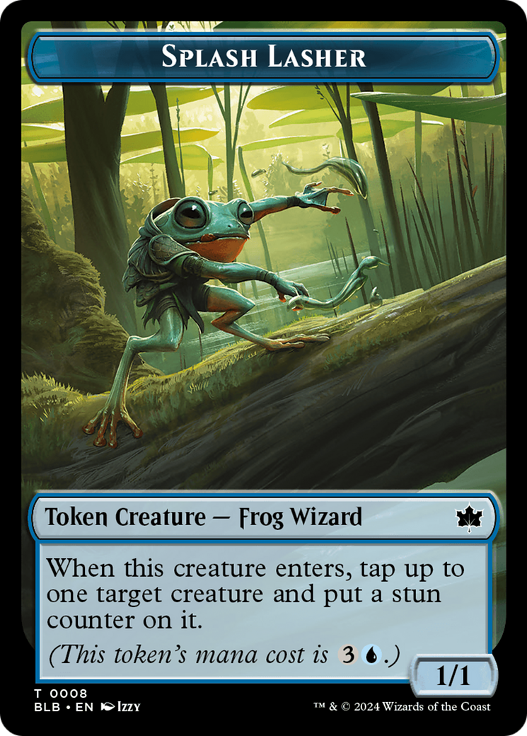 Splash Lasher Token [Bloomburrow Tokens] | Boutique FDB TCG