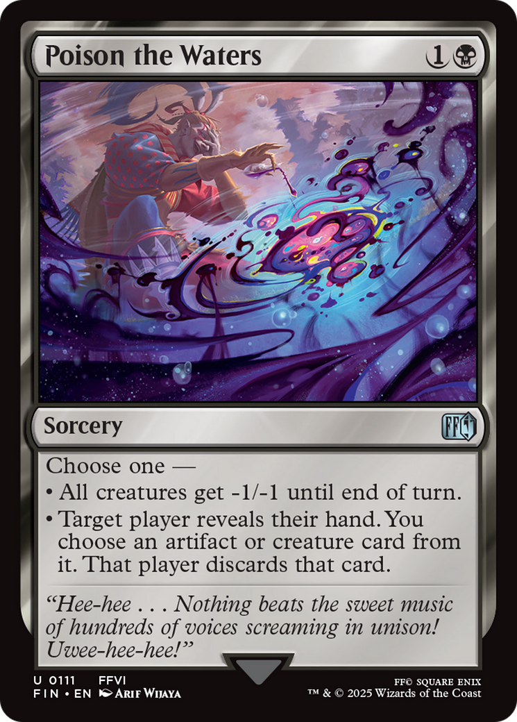 Poison the Waters [FINAL FANTASY] | Boutique FDB TCG