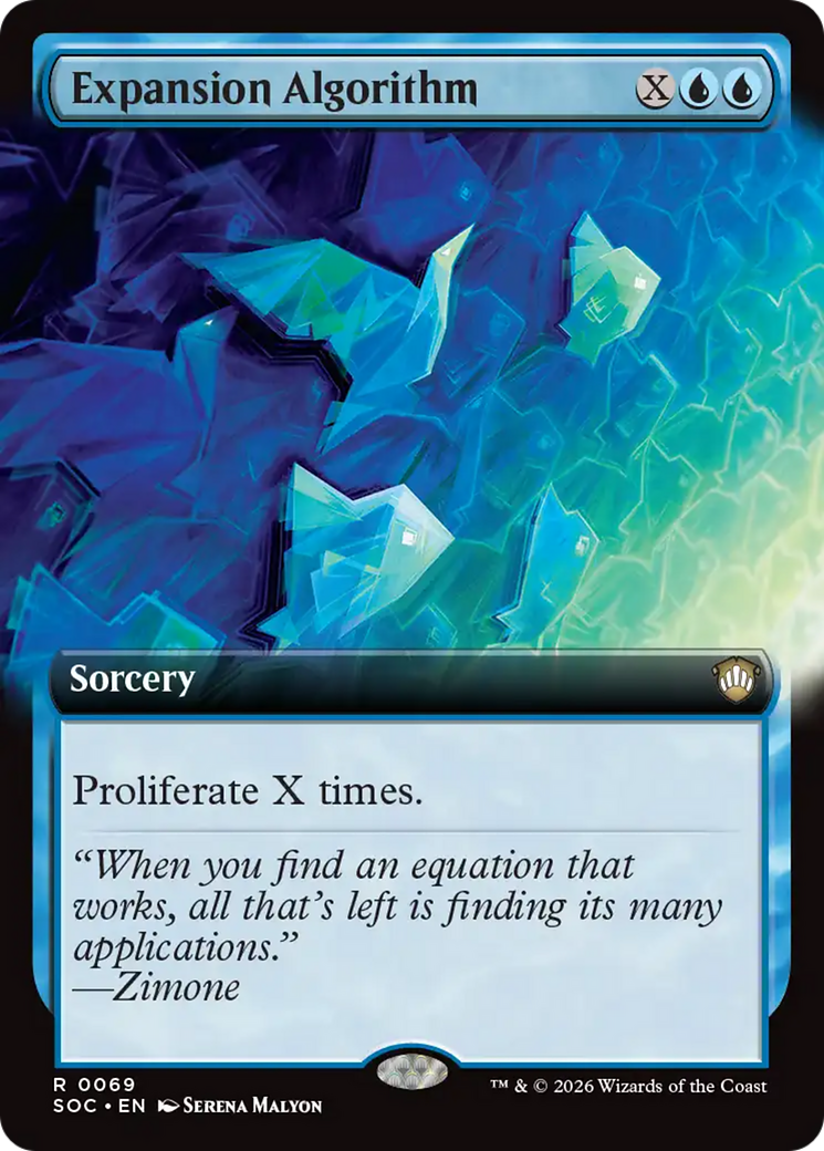 Expansion Algorithm (Extended Art) [Secrets of Strixhaven Commander] | Boutique FDB TCG