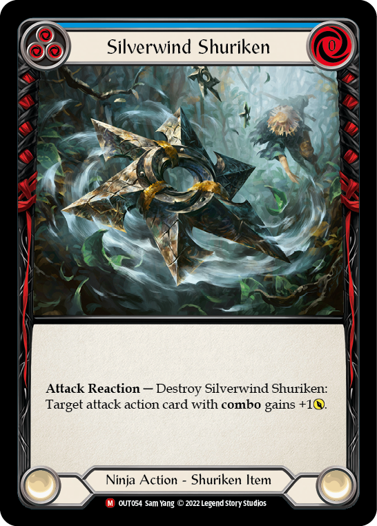 Silverwind Shuriken [OUT054] (Outsiders)  Rainbow Foil | Boutique FDB TCG