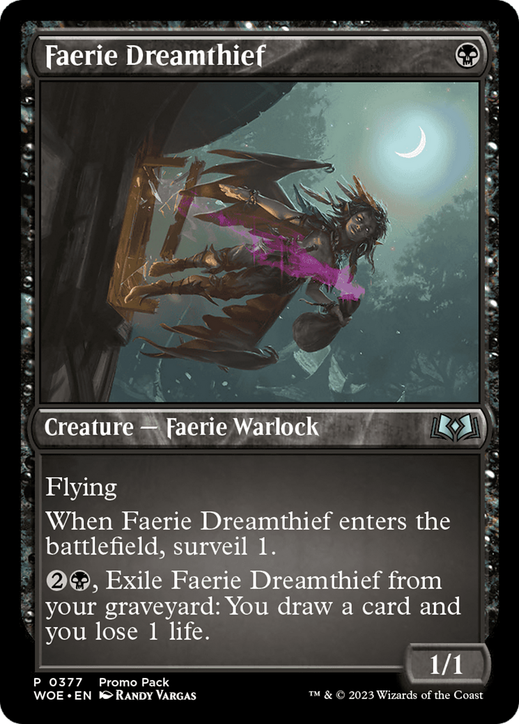 Faerie Dreamthief (Promo Pack) [Wilds of Eldraine Promos] | Boutique FDB TCG