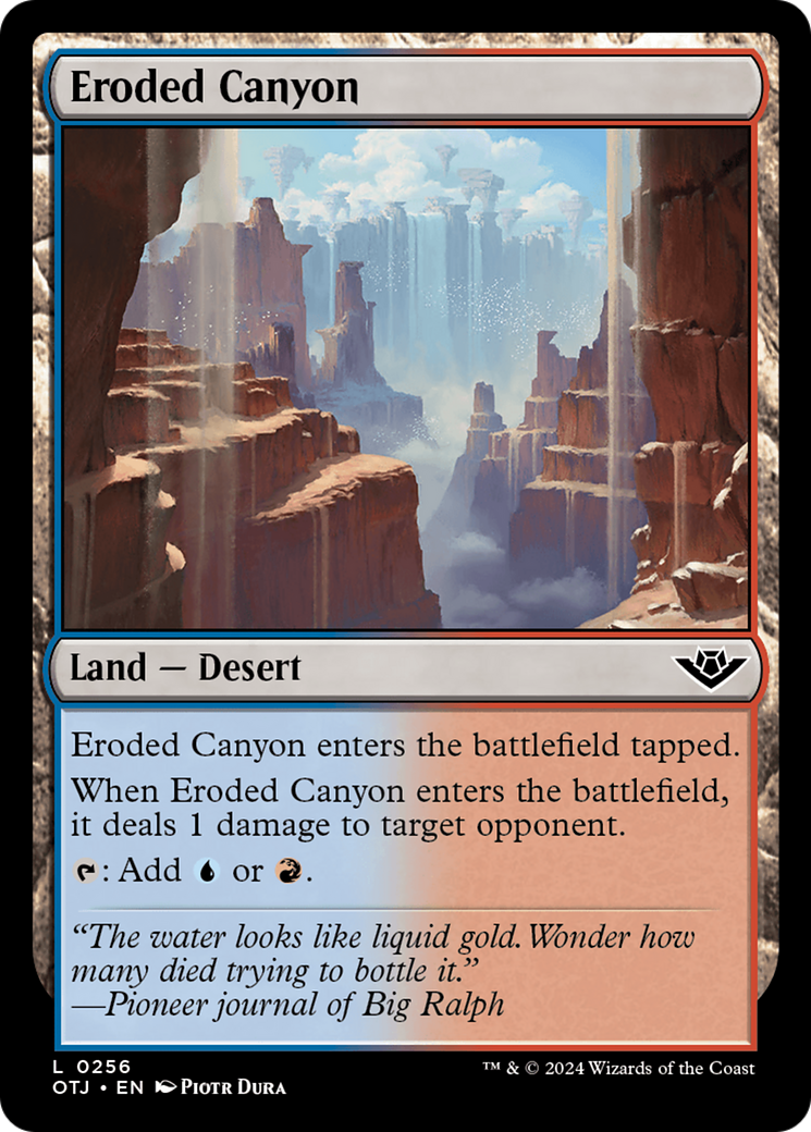 Eroded Canyon [Outlaws of Thunder Junction] | Boutique FDB TCG