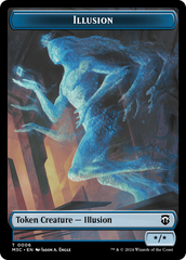 Illusion // Servo Double-Sided Token [Modern Horizons 3 Commander Tokens] | Boutique FDB TCG