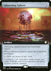 Glistening Sphere (Extended Art) [Phyrexia: All Will Be One Commander] | Boutique FDB TCG