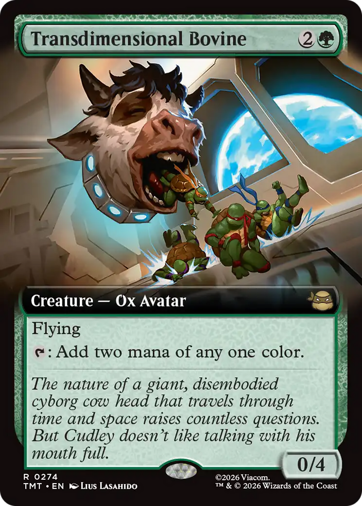 Transdimensional Bovine (Extended Art) [Teenage Mutant Ninja Turtles] | Boutique FDB TCG