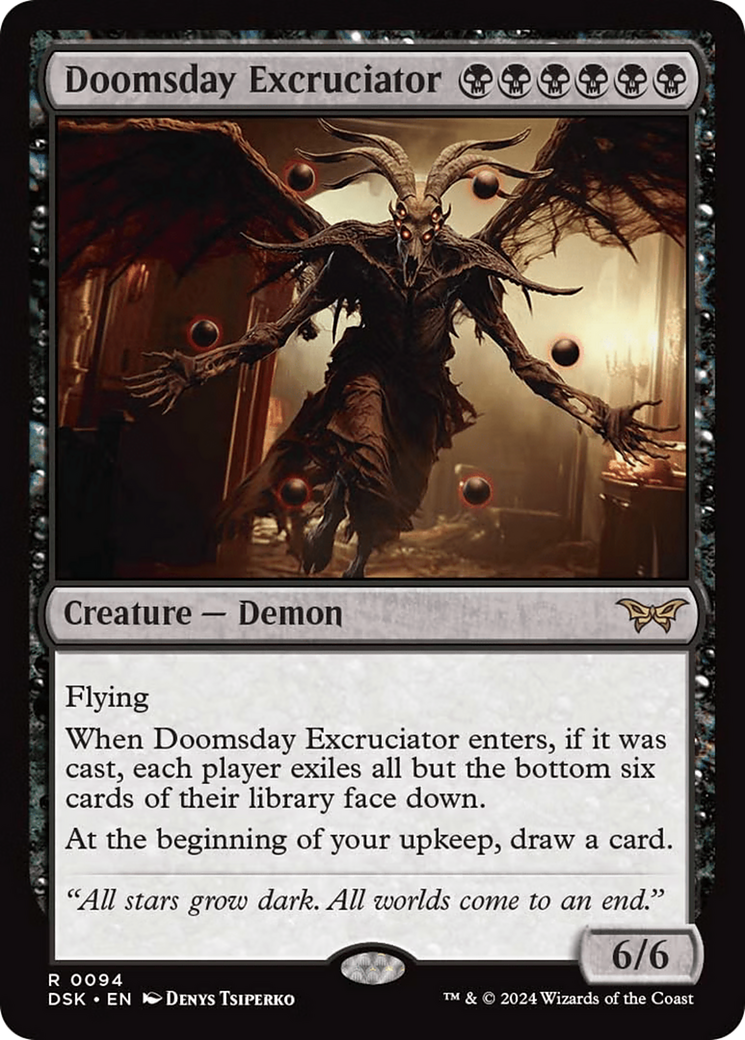 Doomsday Excruciator [Duskmourn: House of Horror] | Boutique FDB TCG