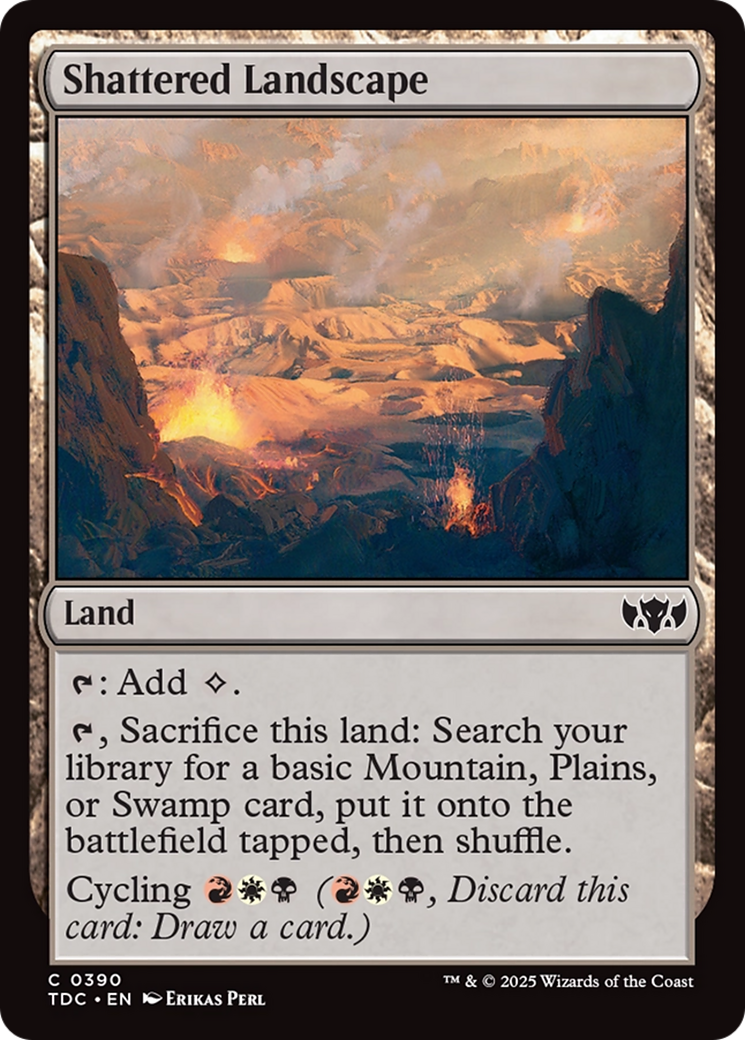 Shattered Landscape [Tarkir: Dragonstorm Commander] | Boutique FDB TCG