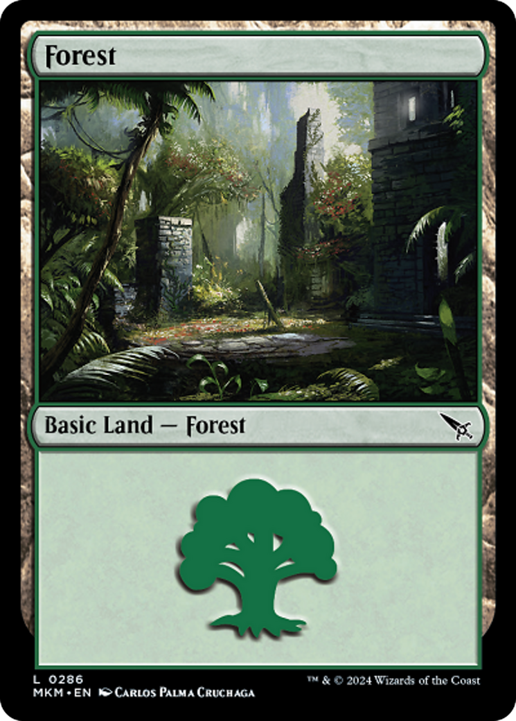 Forest (0286) [Murders at Karlov Manor] | Boutique FDB TCG