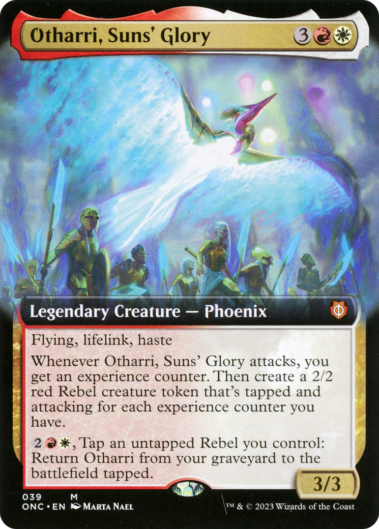 Otharri, Suns' Glory (Extended Art) [Phyrexia: All Will Be One Commander] | Boutique FDB TCG