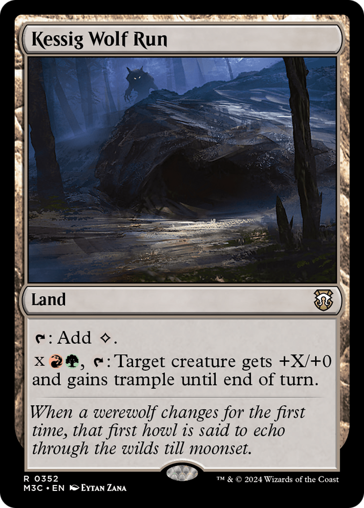 Kessig Wolf Run (Ripple Foil) [Modern Horizons 3 Commander] | Boutique FDB TCG