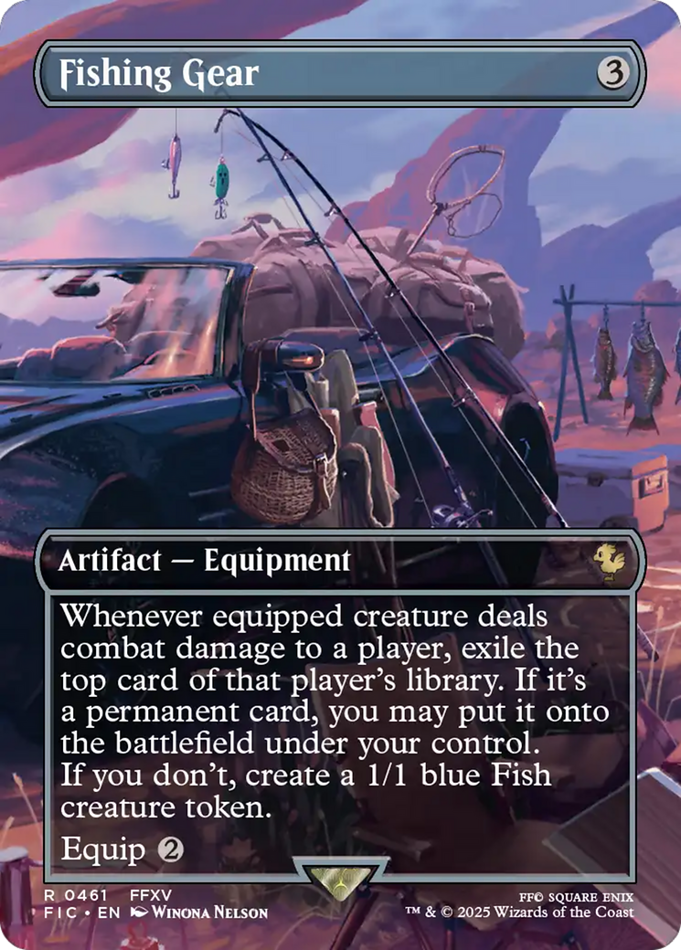 Fishing Gear (Borderless) [FINAL FANTASY Commander] | Boutique FDB TCG