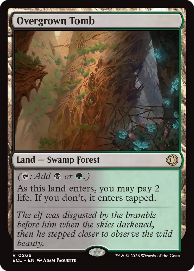 Overgrown Tomb [Lorwyn Eclipsed] | Boutique FDB TCG