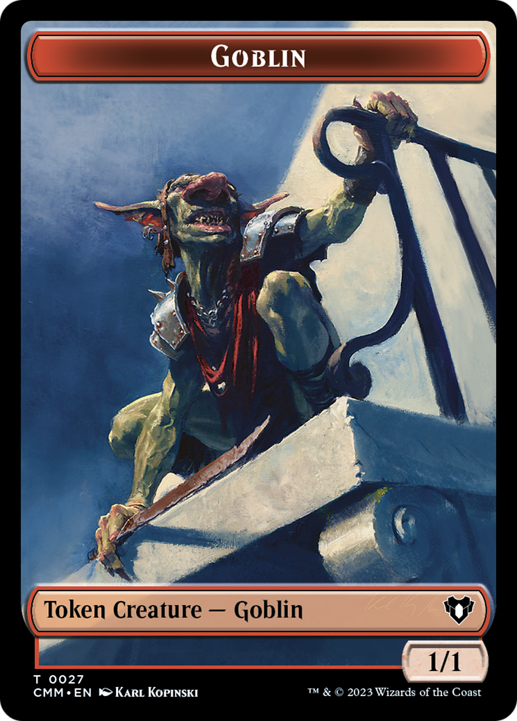 Goblin Token [Commander Masters Tokens] | Boutique FDB TCG