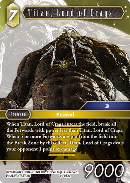 Titan, Lord of Crags [Opus XIV: Crystal Abyss] | Boutique FDB TCG