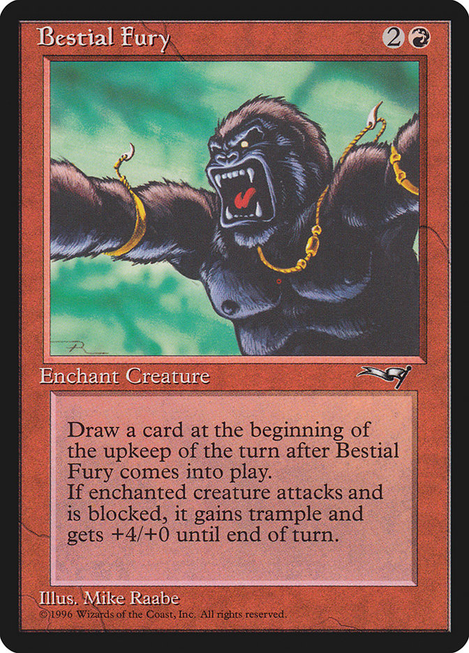 Bestial Fury (Looking Left) [Alliances] | Boutique FDB TCG
