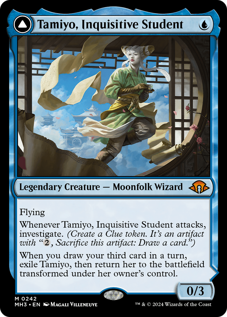 Tamiyo, Inquisitive Student // Tamiyo, Seasoned Scholar [Modern Horizons 3] | Boutique FDB TCG