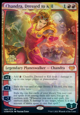 Chandra, Dressed to Kill [Innistrad: Crimson Vow Prerelease Promos] | Boutique FDB TCG