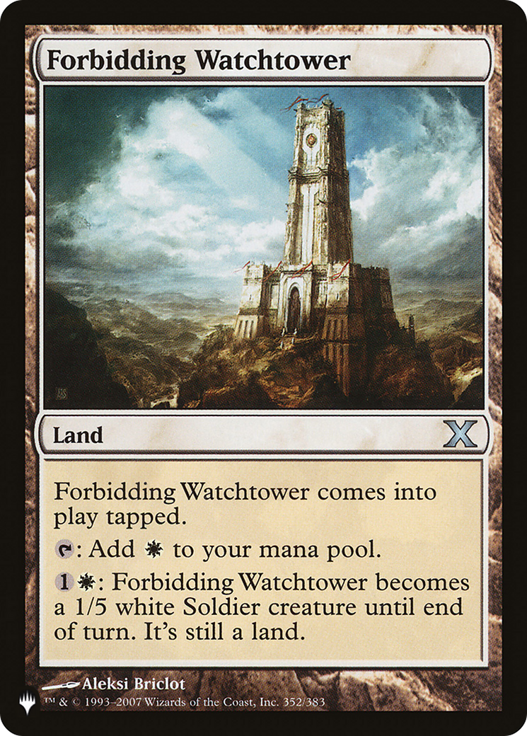 Forbidding Watchtower [The List] | Boutique FDB TCG