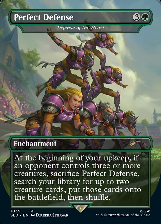 Perfect Defense - Defense of the Heart (Borderless) [Secret Lair Drop Series] | Boutique FDB TCG