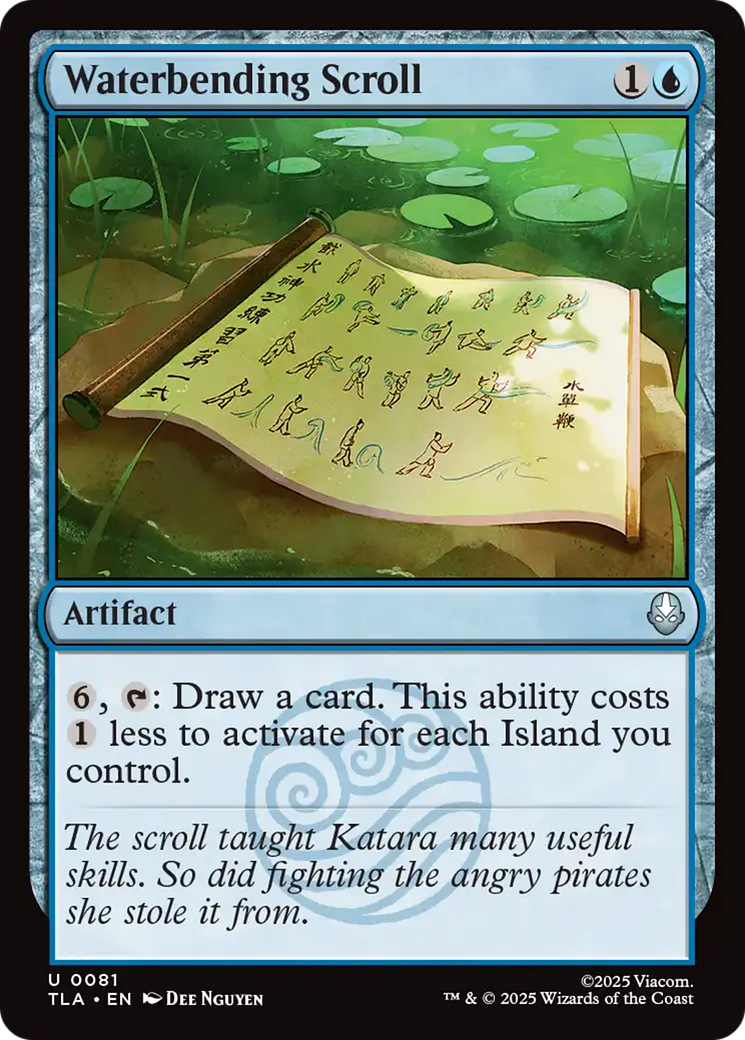 Waterbending Scroll [Avatar: The Last Airbender] | Boutique FDB TCG