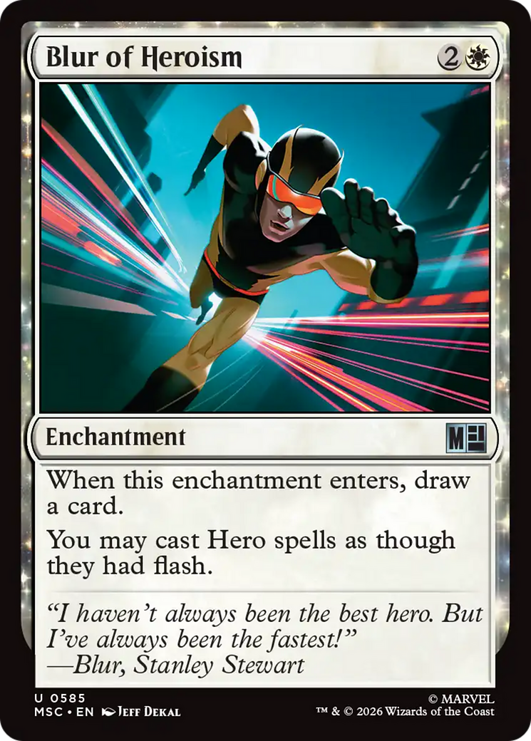 Blur of Heroism [Marvel Super Heroes Commander] | Boutique FDB TCG