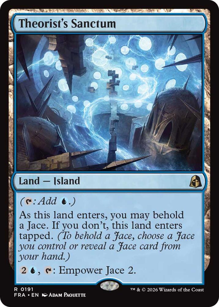 Theorist's Sanctum (191) [Reality Fracture] | Boutique FDB TCG