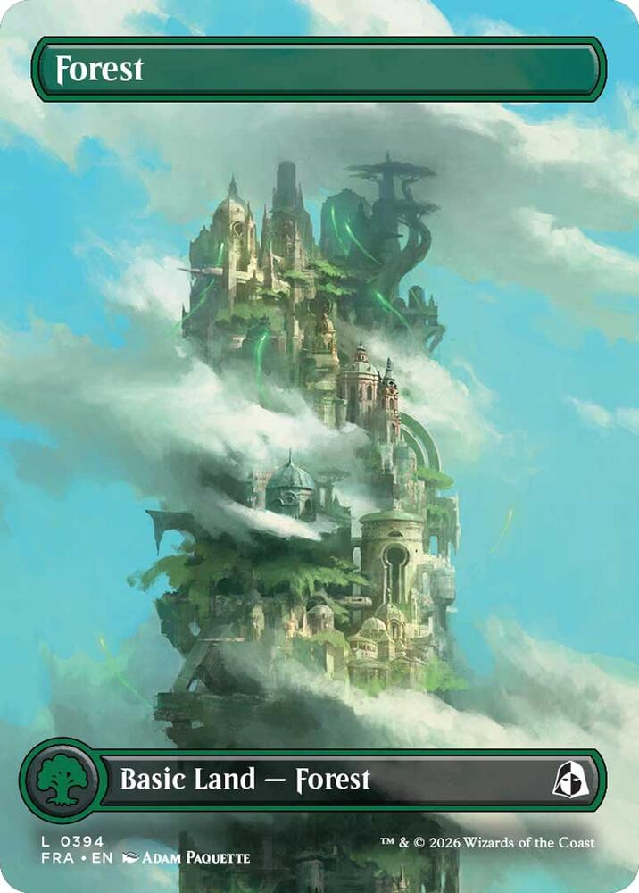 Forest (Borderless) (0394) [Reality Fracture] | Boutique FDB TCG