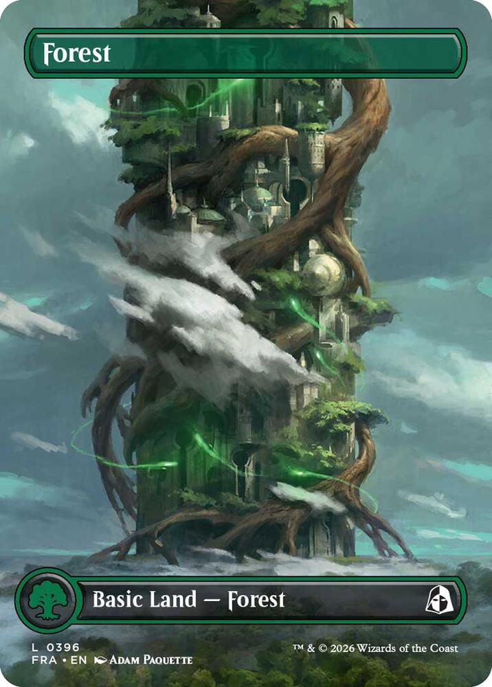 Forest (Borderless) (0396) [Reality Fracture] | Boutique FDB TCG