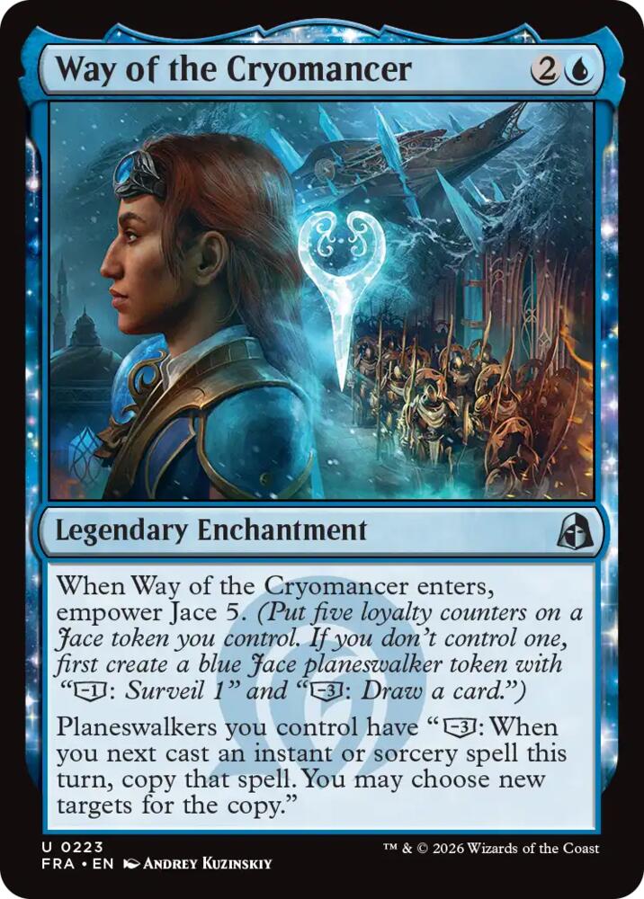 Way of the Cryomancer (223) [Reality Fracture] | Boutique FDB TCG