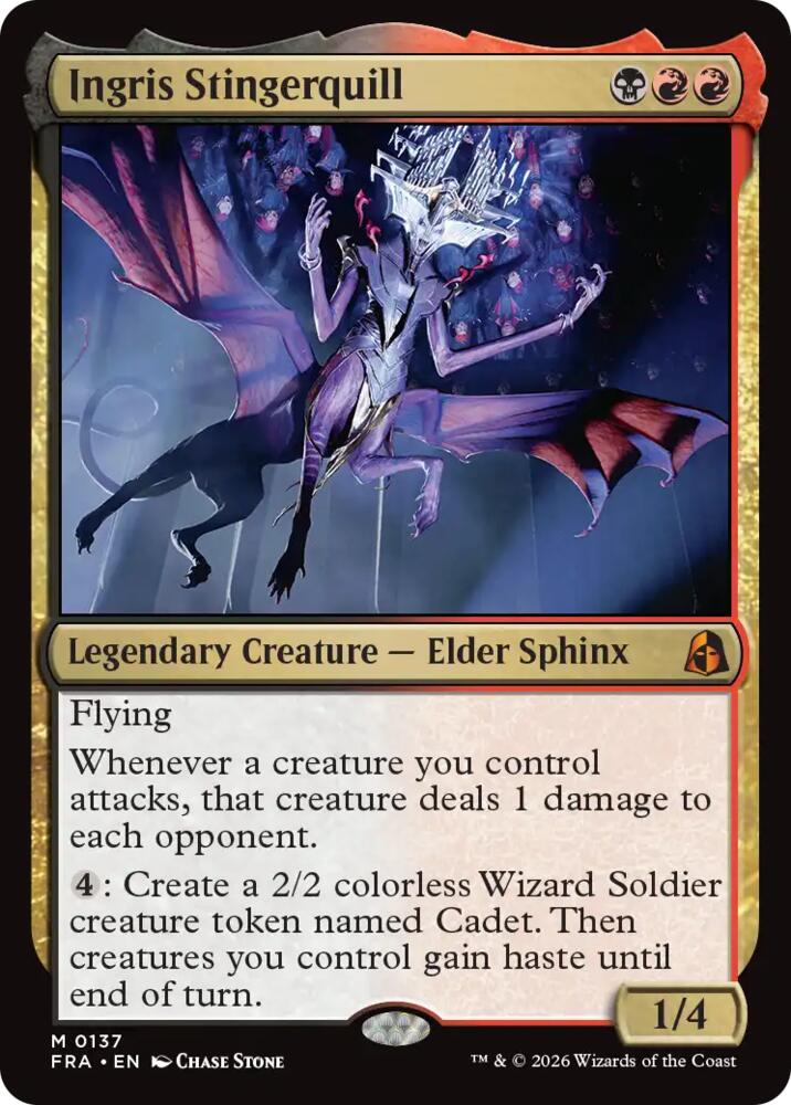 Ingris Stingerquill (137) [Reality Fracture] | Boutique FDB TCG