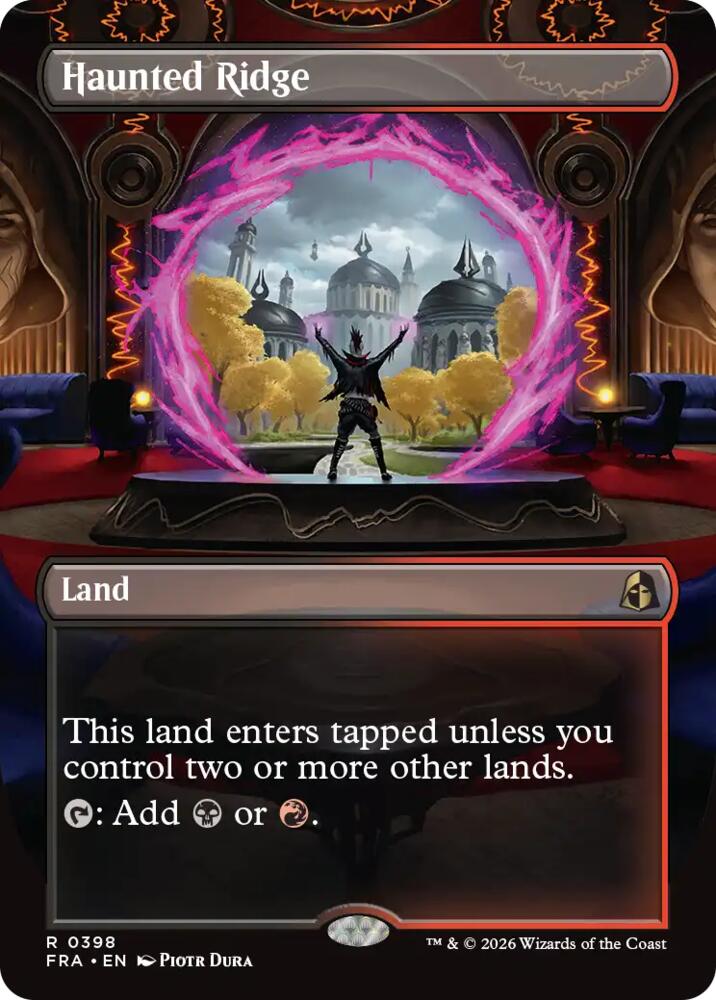 Haunted Ridge (Borderless) (398) [Reality Fracture] | Boutique FDB TCG