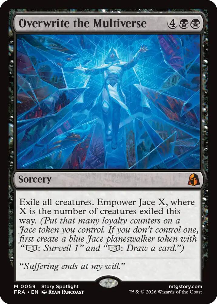Overwrite the Multiverse (59) [Reality Fracture] | Boutique FDB TCG