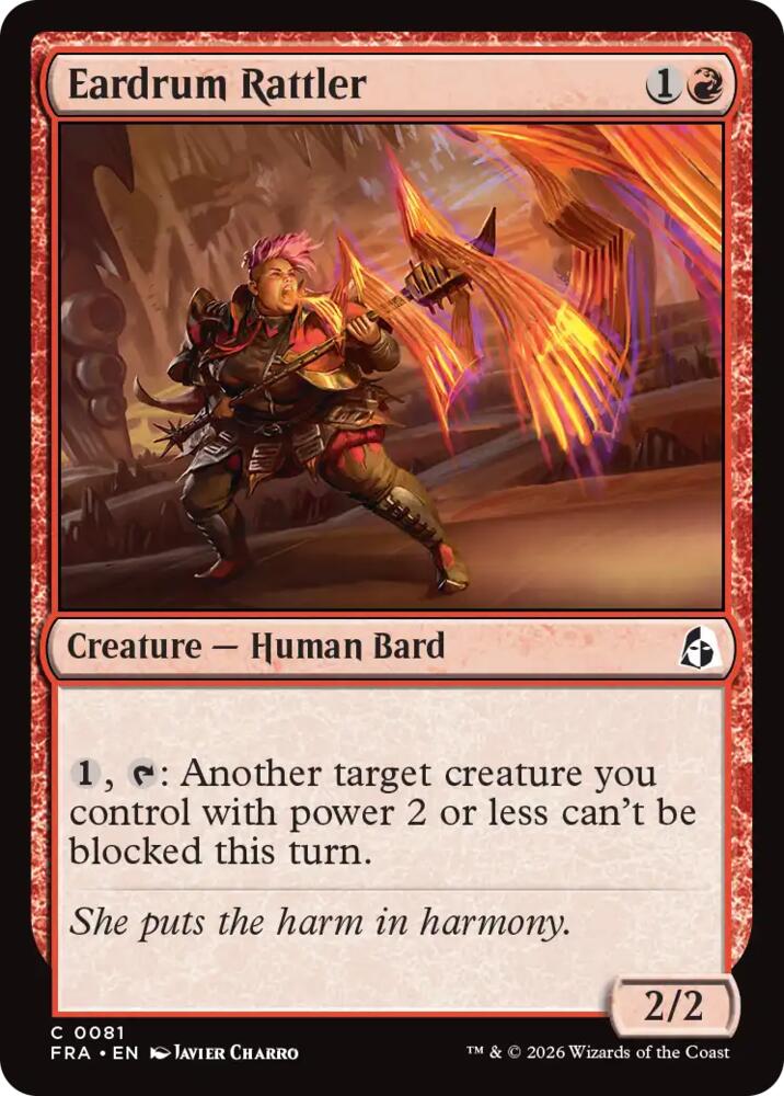 Eardrum Rattler (81) [Reality Fracture] | Boutique FDB TCG