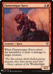 Flametongue Kavu [Mystery Booster] | Boutique FDB TCG