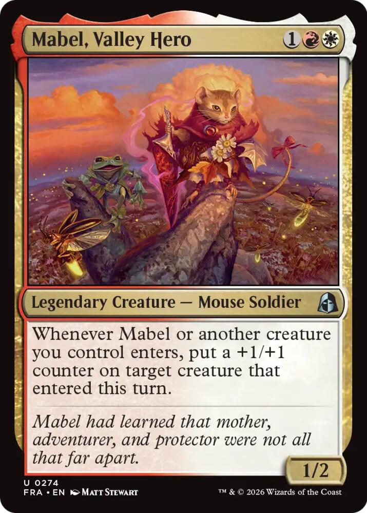 Mabel, Valley Hero (274) [Reality Fracture] | Boutique FDB TCG