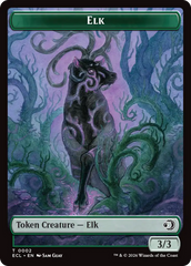 Elk // Emblem - Oko, Shadowmoor Scion Double-Sided Token [Lorwyn Eclipsed Tokens] | Boutique FDB TCG