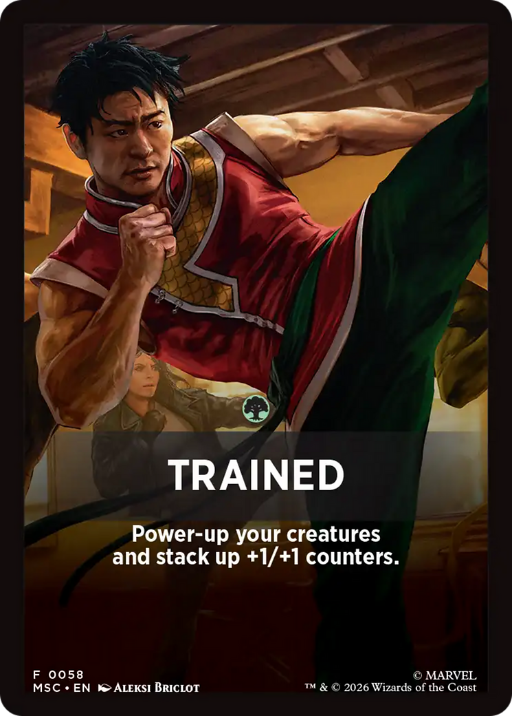 Trained Theme Card [Marvel Super Heroes Commander] | Boutique FDB TCG