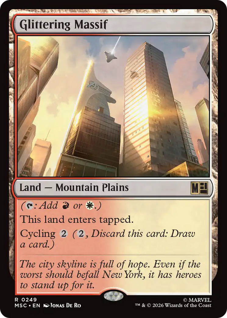 Glittering Massif [Marvel Super Heroes Commander] | Boutique FDB TCG