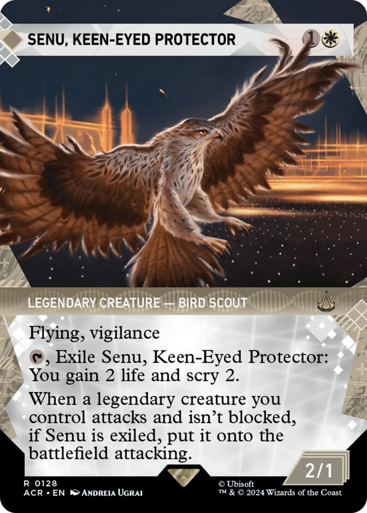 Senu, Keen-Eyed Protector (Showcase) [Assassin's Creed] | Boutique FDB TCG