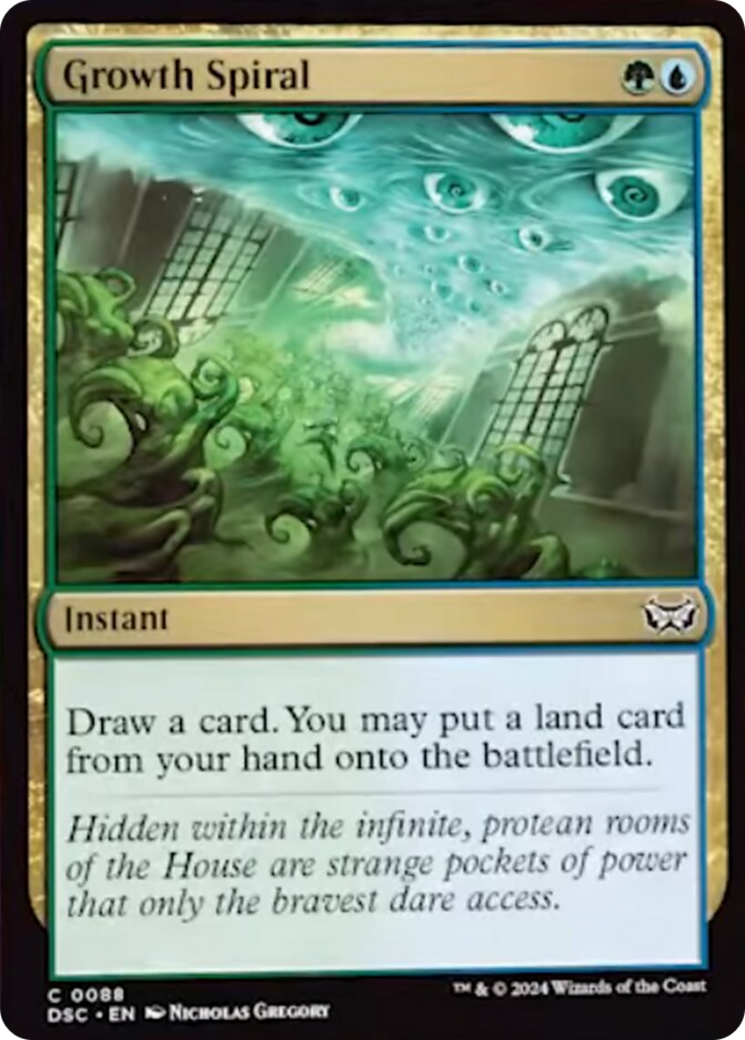 Growth Spiral [Duskmourn: House of Horror Commander] | Boutique FDB TCG