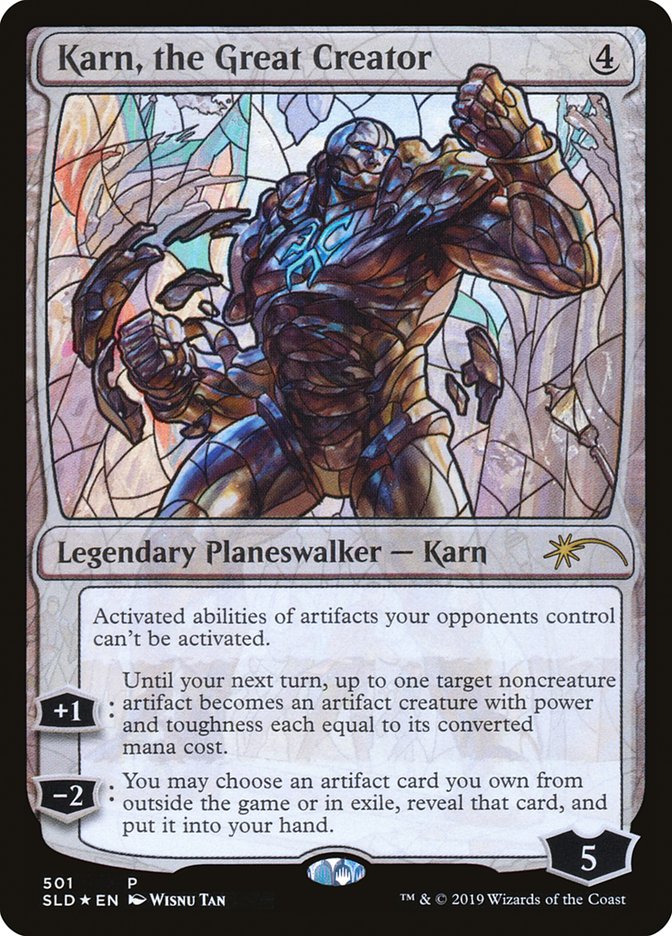 Karn, the Great Creator (Stained Glass) [Secret Lair Drop Promos] | Boutique FDB TCG