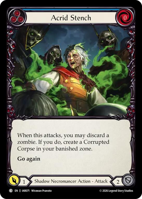 Acrid Stench (Blue) (IAR071) [Usurp the Shadow Throne] | Boutique FDB TCG