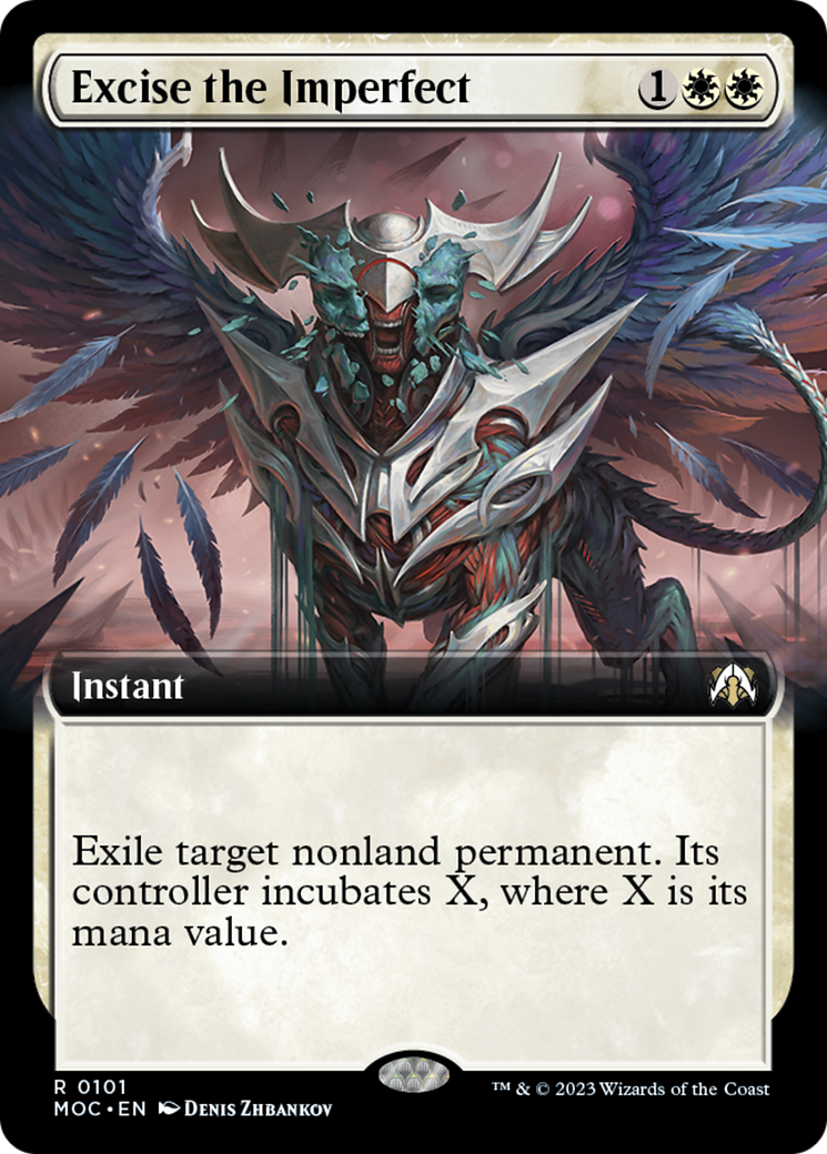 Excise the Imperfect (Extended Art) [March of the Machine Commander] | Boutique FDB TCG