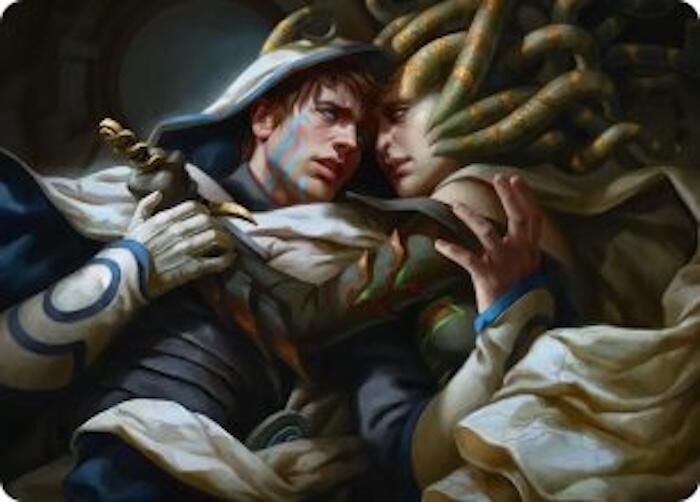 Vraska's Final Mercy Art Card (15) [Reality Fracture Art Series] | Boutique FDB TCG