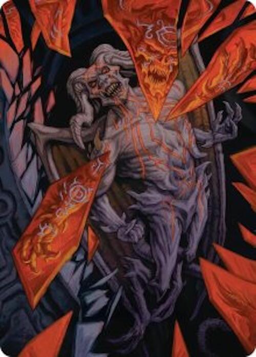 Curse-Marred Demon Art Card (37) [Reality Fracture Art Series] | Boutique FDB TCG