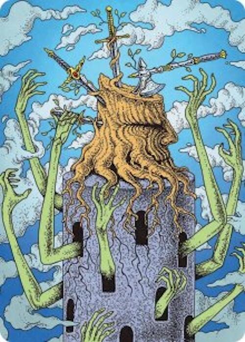 Flourishing Grapple Art Card (51) [Reality Fracture Art Series] | Boutique FDB TCG